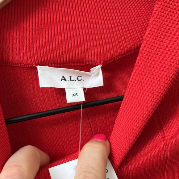 A.L.C. red fitted sweater - Picture 3 of 6